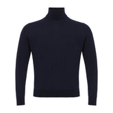Colombo Blue Cashmere Turtleneck